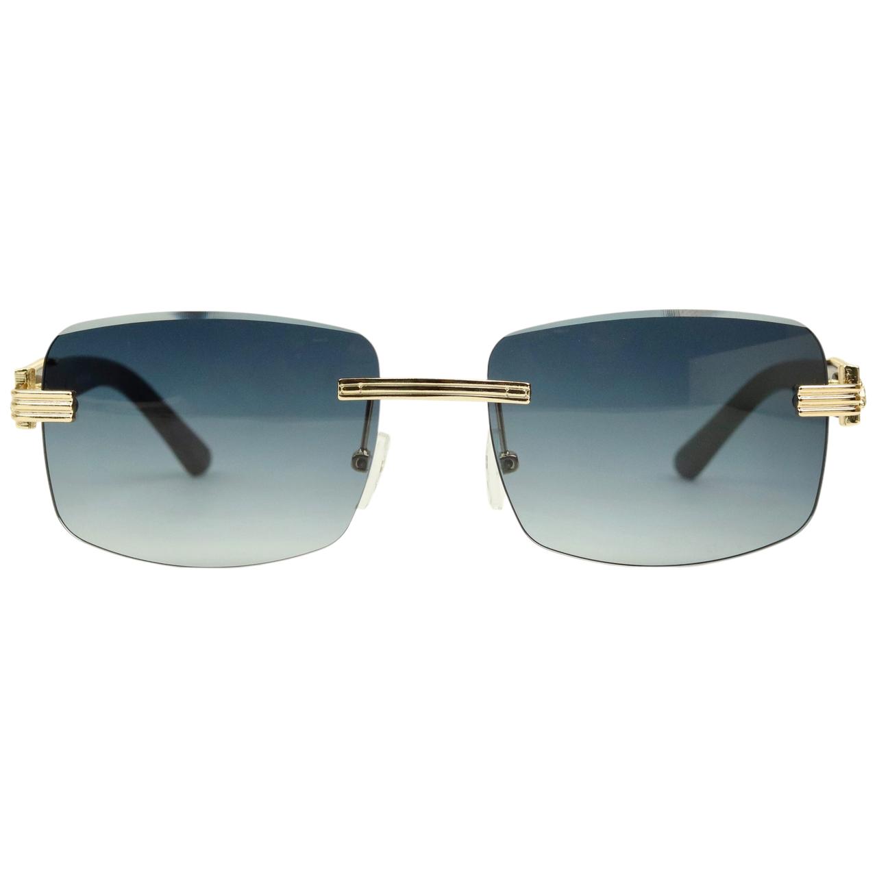 Elite Prism Midnight Black – Rimless Sunglasses
