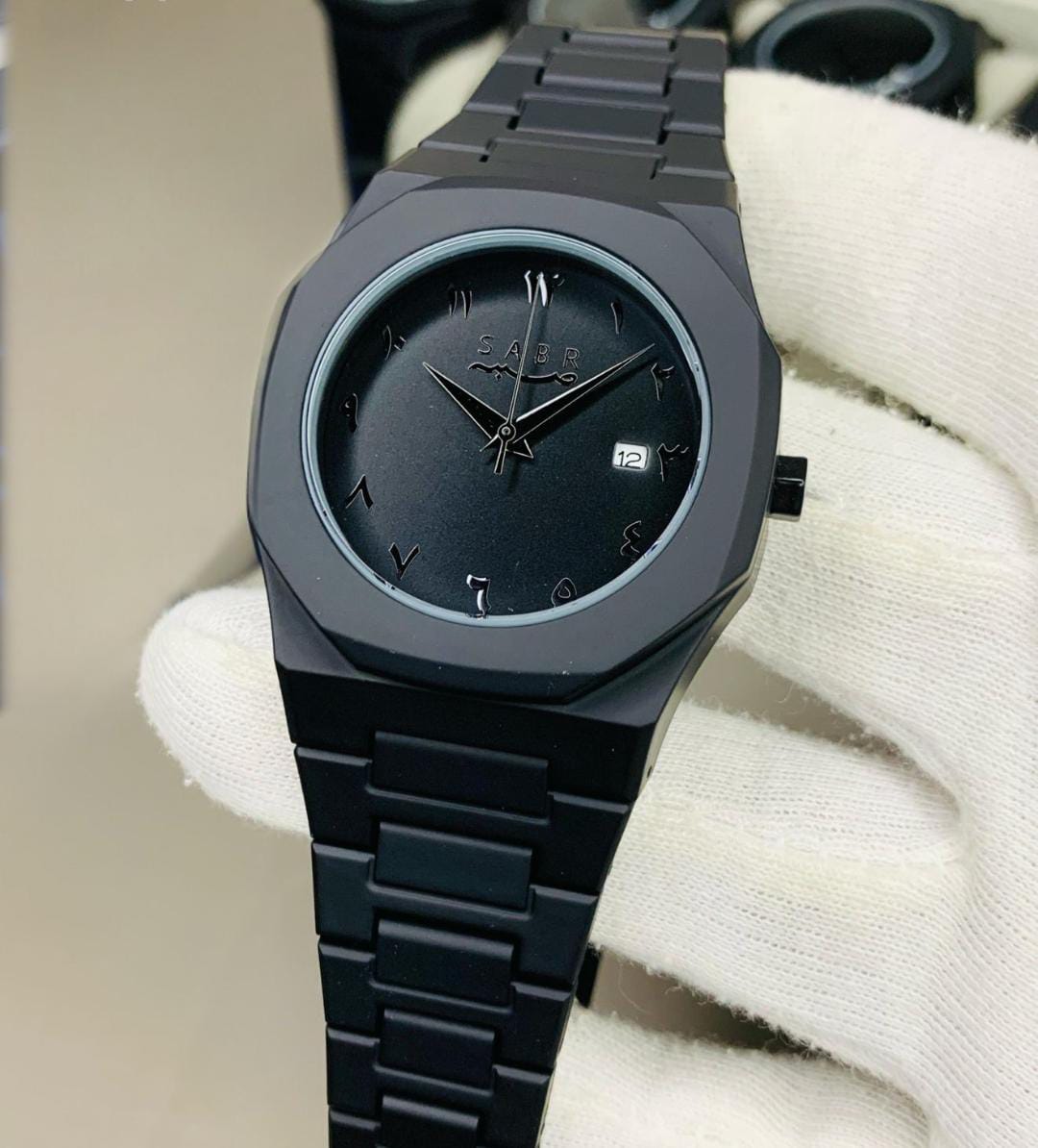 ARABIC DIAL SABR MODEL FULL BLACK DATE